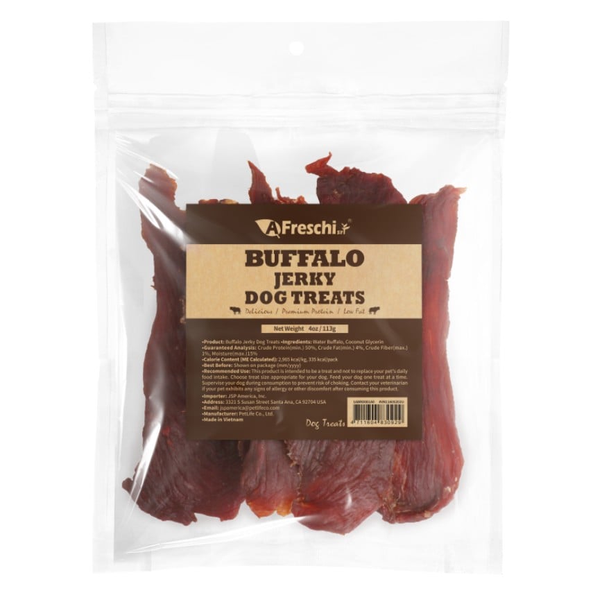 A Freschi Srl 狗零食 Buffalo Treats 水牛肉咀嚼片 113g (犬用) (ABRD001H)