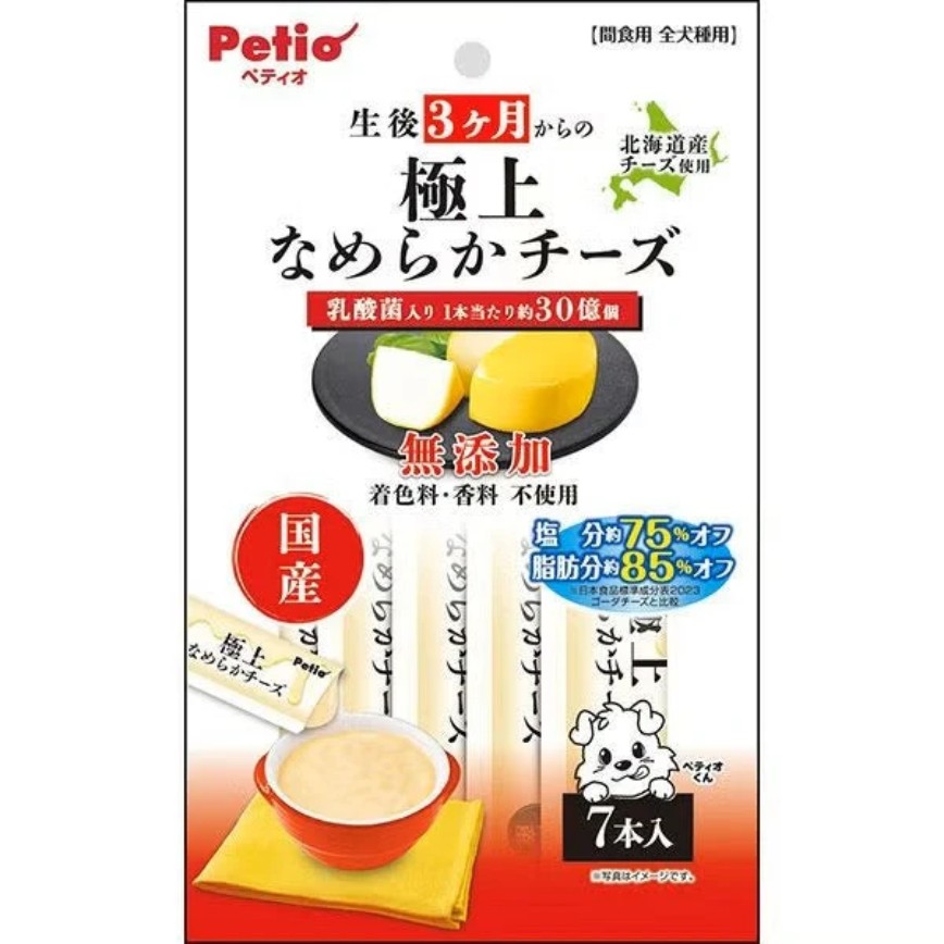 Petio 狗零食 極上 無添加 芝士乳酪 唧唧棒 7支裝 (80505352) 圖 1