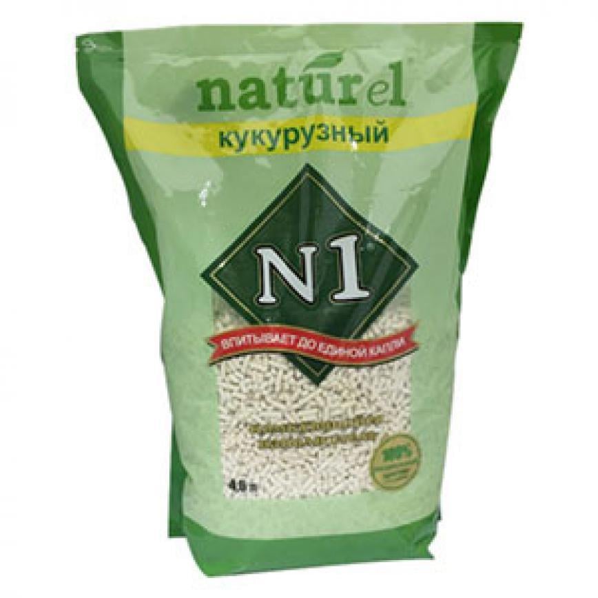 N1 naturel 天然玉米 豆腐貓砂 原味 4.5L (破損品)