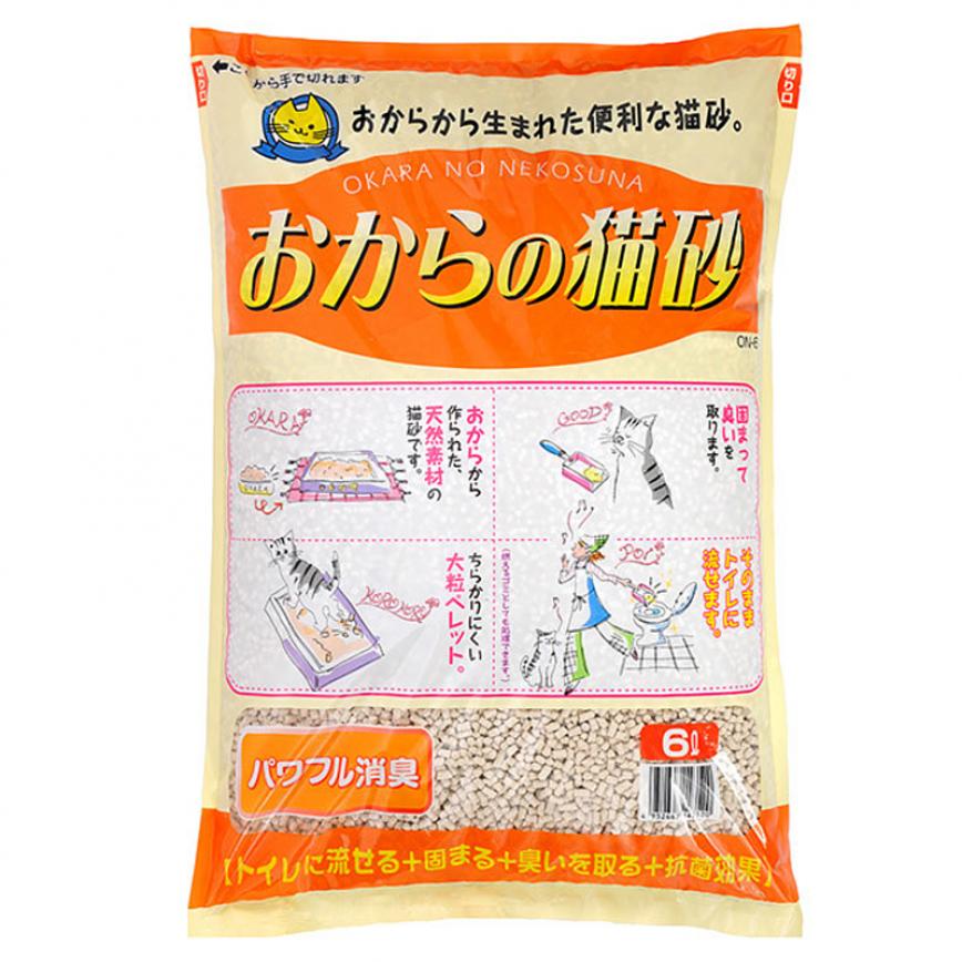 日本Hitachi 豆腐貓砂 橙色原味 6L (停售)