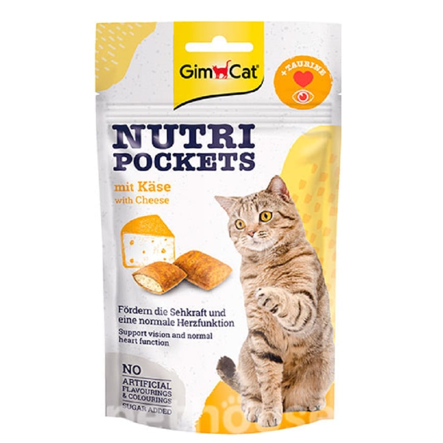 Gim Cat 貓零食 明目美毛芝士雞肉貓脆脆夾心小食 150g