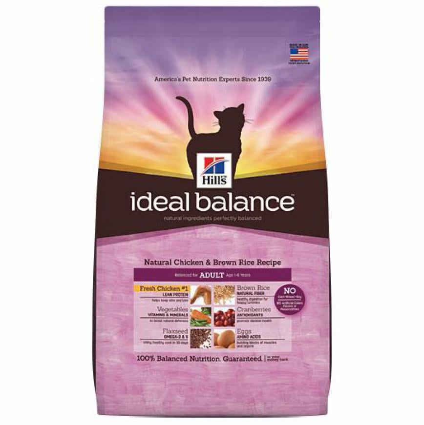 Hills 貓糧 Ideal Balance 天然成貓配方 雞肉及糙米餐 15lb