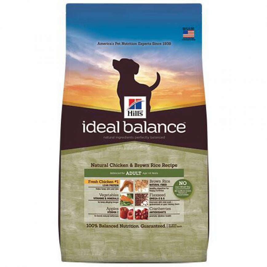 Hills 狗糧 Ideal Balance 天然成犬配方 雞肉及糙米餐 30lb