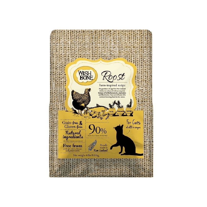 WISH BONE威斯邦 無穀物天然草本全貓糧 Roost鮮嫩雞肉香草配方 4lb (TBS) 圖 1