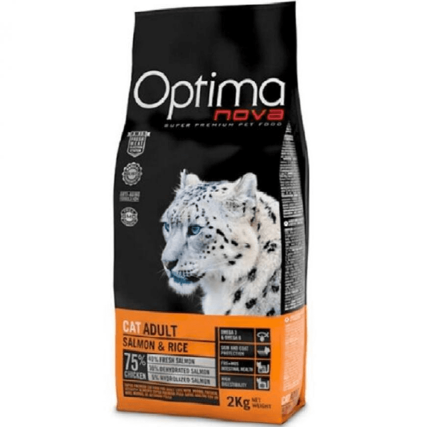 Optima nova 雪豹三文魚美毛配方 Salmon & Rice 8kg (OCS-L)