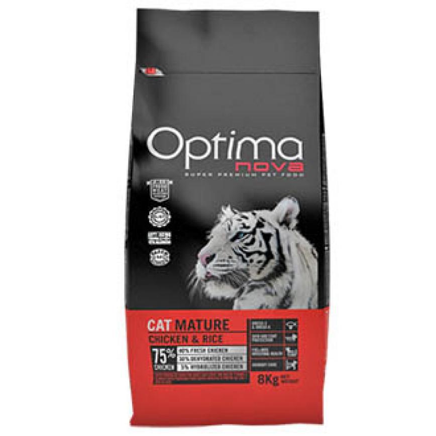 Optima nova 雪虎高齡貓關節配方 Mature Chicken & Rice 2kg (OCM-M)
