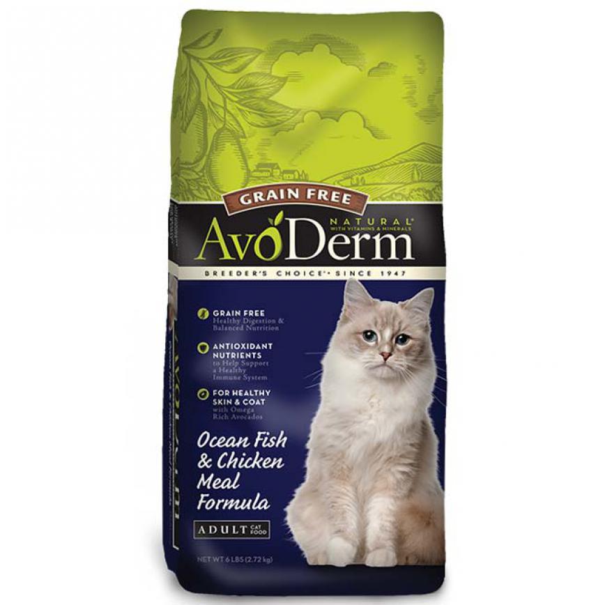 AvoDerm牛油果 無穀物貓糧 海洋魚配方 3.5lb (代理停產)