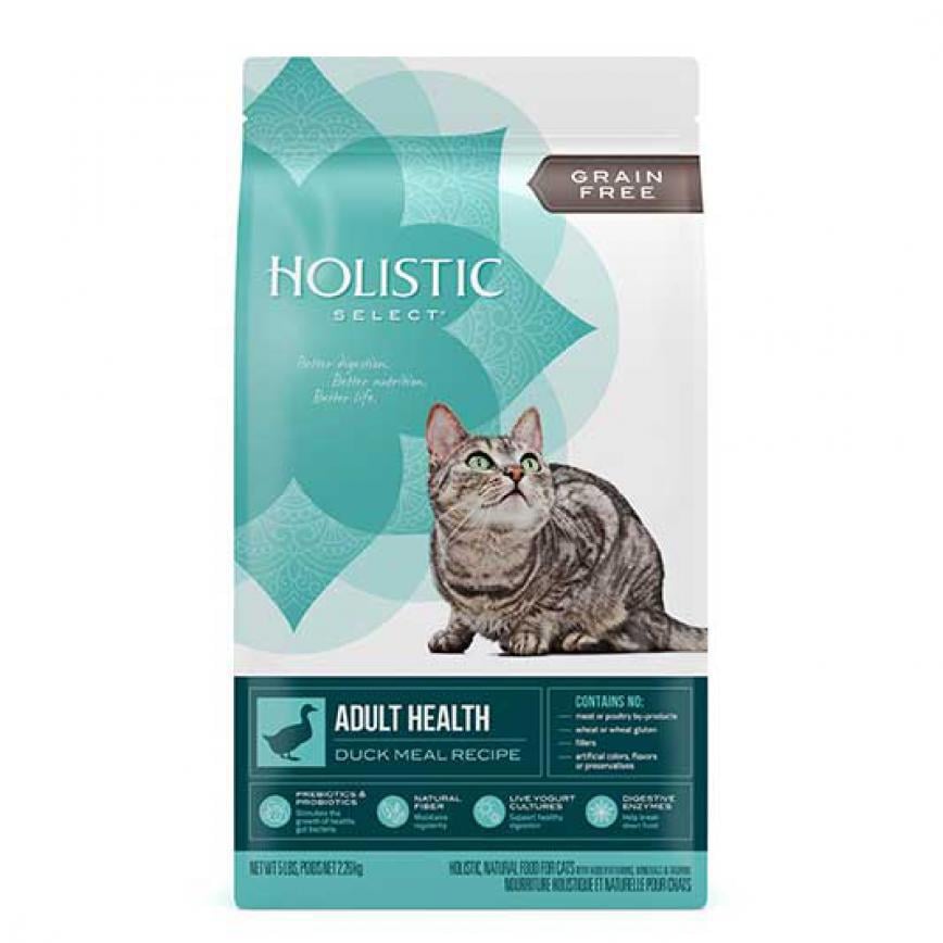 Holistic Select活力滋 無穀物成貓鴨肉低敏配方 11.5lb (停售)