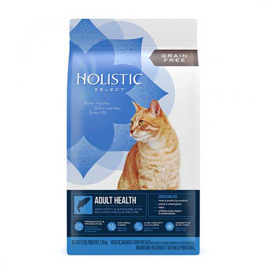 Holistic Select活力滋 無穀物成貓 鯷魚沙甸魚及三文魚配方 5lb (39227) (停售) 圖 1