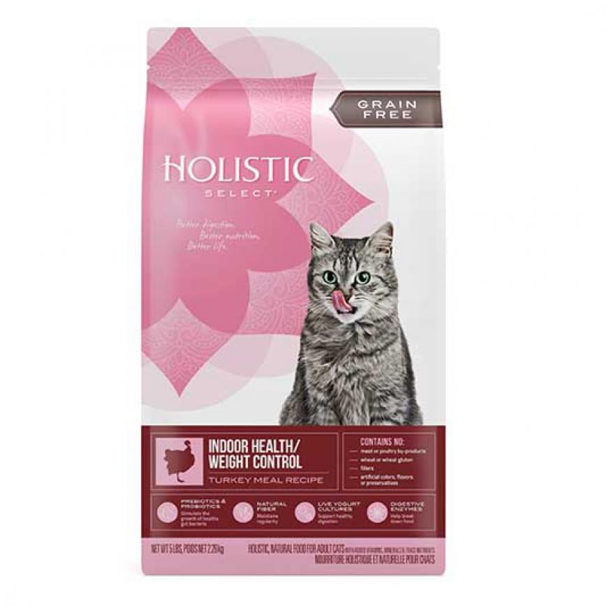 Holistic Select活力滋 無穀物全貓室內體重控制 火雞雞肉及鯡魚配方 11.5lb (停售)