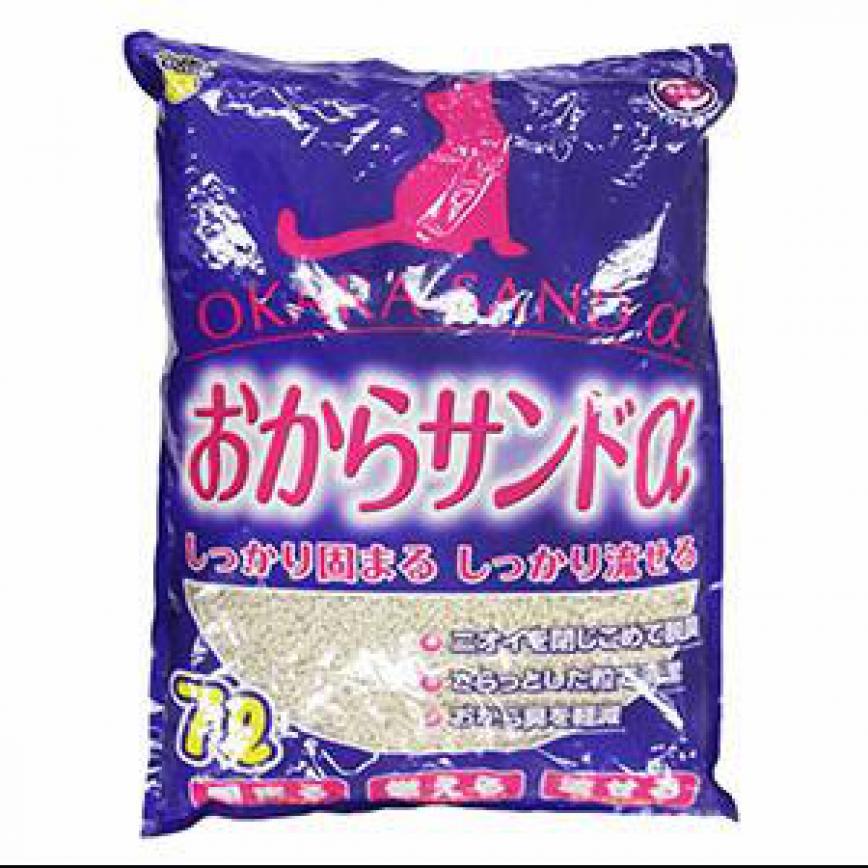 日本Super Cat環保 豆腐貓砂 紫袋經濟裝 7L (破損品)