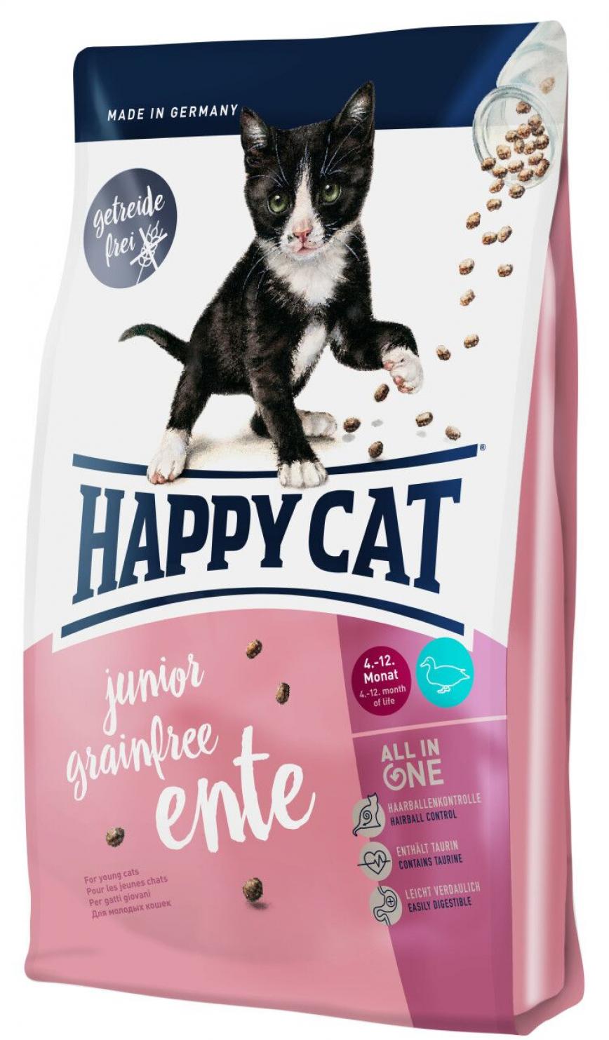 Happy Cat Sensitive 無穀物幼貓糧 鴨肉配方 (四個月到十二個月) 1.4kg (70367)