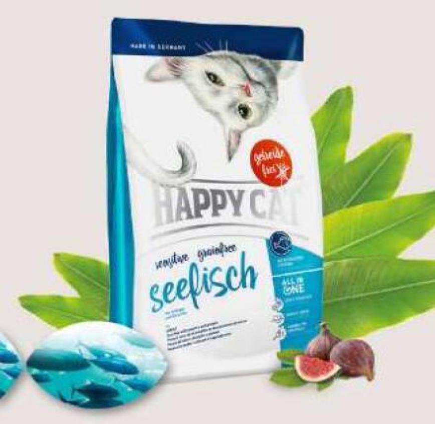 Happy Cat Sensitive 成貓深海魚無穀物配方貓糧 Grainfree Seefisch 300g (70261) 圖 1