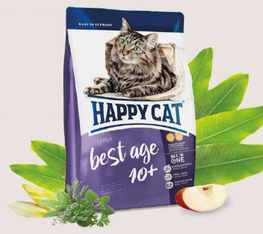 Happy Cat Supreme 高齡貓配方貓糧 Best Age +10 Senior 300g 圖 1