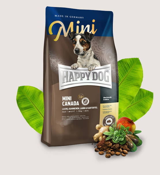 Happy Dog Supreme Mini 小型犬加拿大三文魚兔肉羊肉無榖物高能量配方 Mini Canada 1kg 圖 1