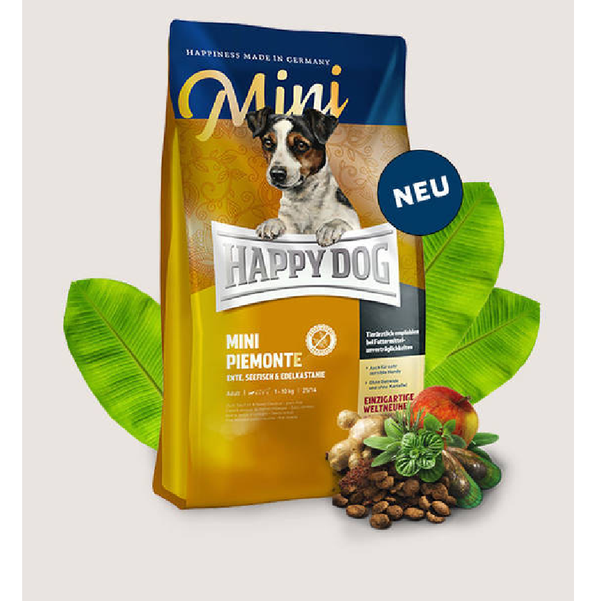 Happy Dog Supreme Mini 小型犬意大利鴨肉栗子無榖物配方 Mini Piemonte 4kg 圖 1