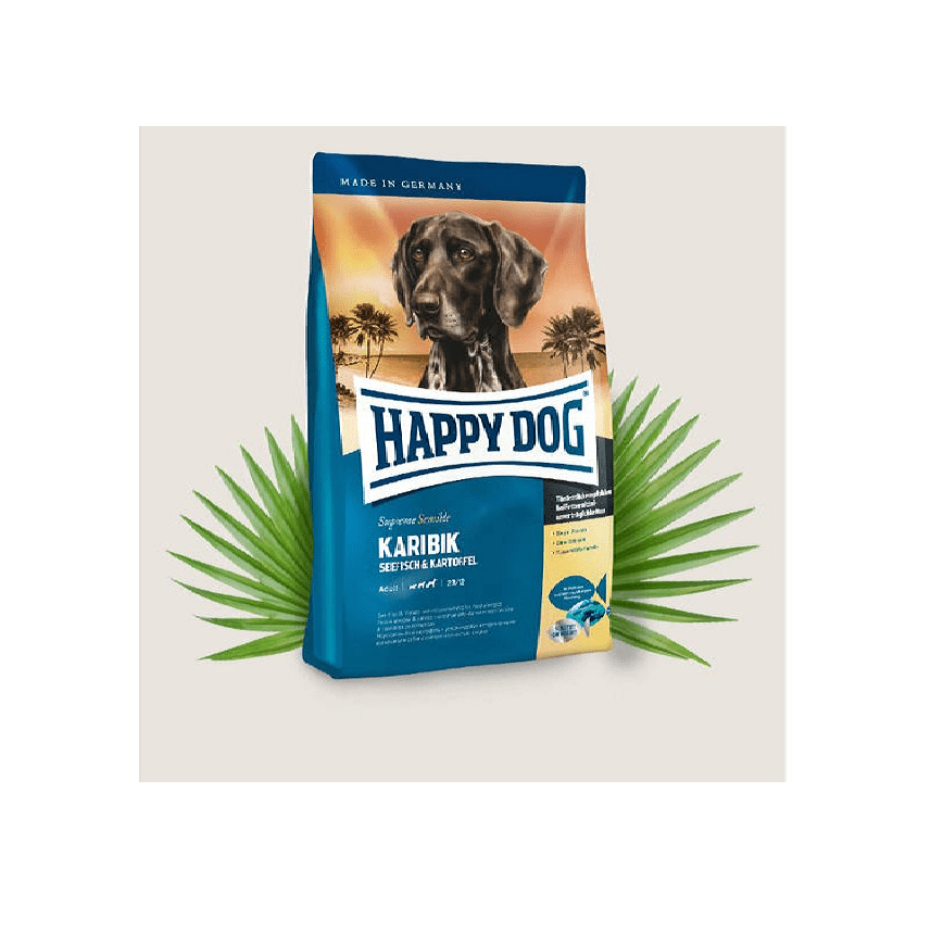 Happy Dog Supreme Sensible 成犬加勒比深海魚無縠物配 方 Karibik (sea fish & potatoes) 12.5kg