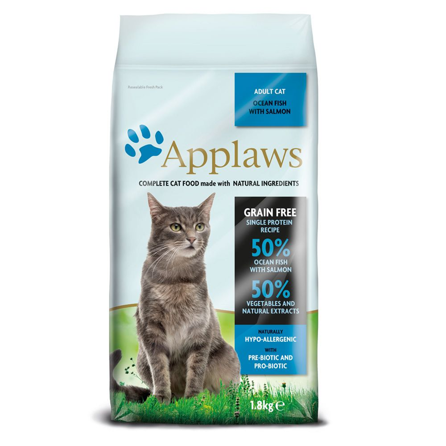 Applaws 貓糧 成貓專用 海魚三文魚配方 1.8kg (4027) (新舊包裝隨機發貨) 圖 2