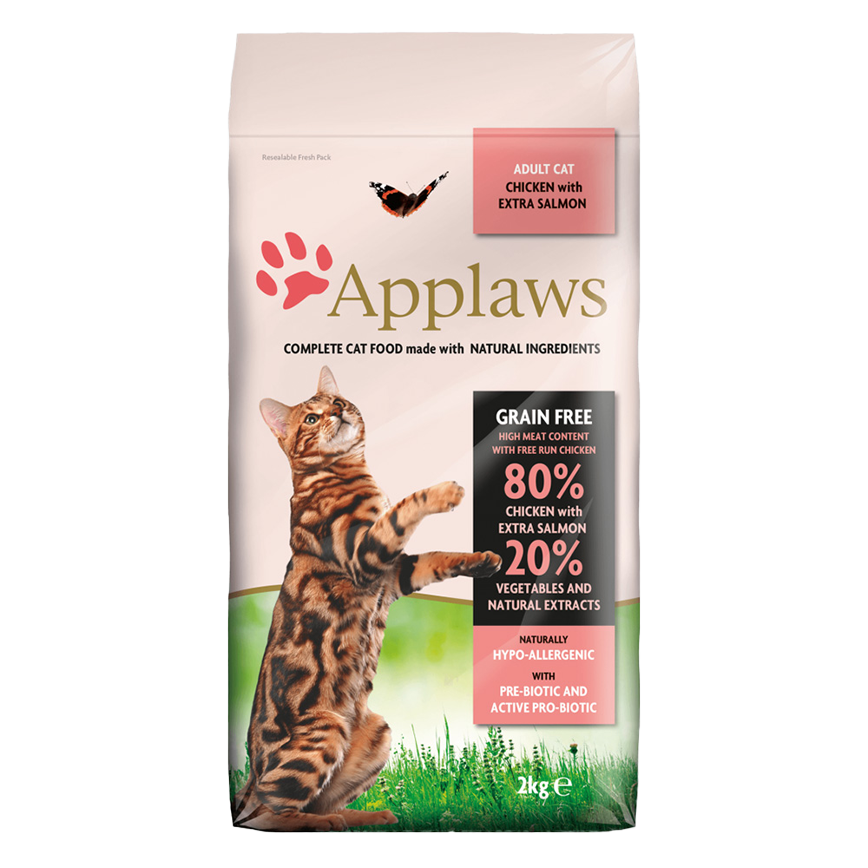 Applaws 貓糧 成貓專用 雞肉三文魚配方 7.5kg (4073)