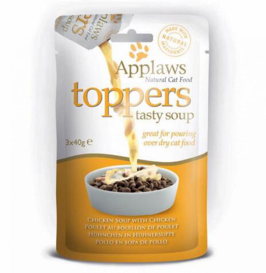 Applaws Topper 美味雞肉湯包 Chicken in Soup 40g 3包入 (8903) 圖 1