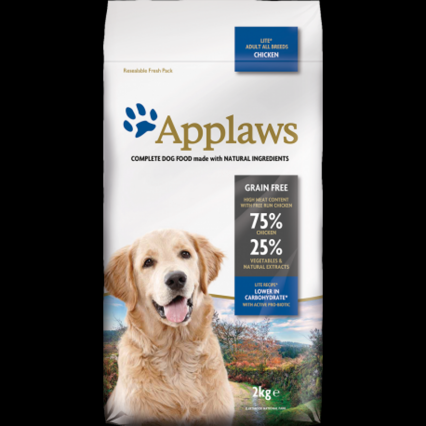 Applaws 狗糧 天然無穀物 成犬體重控制雞肉配方 7.5kg