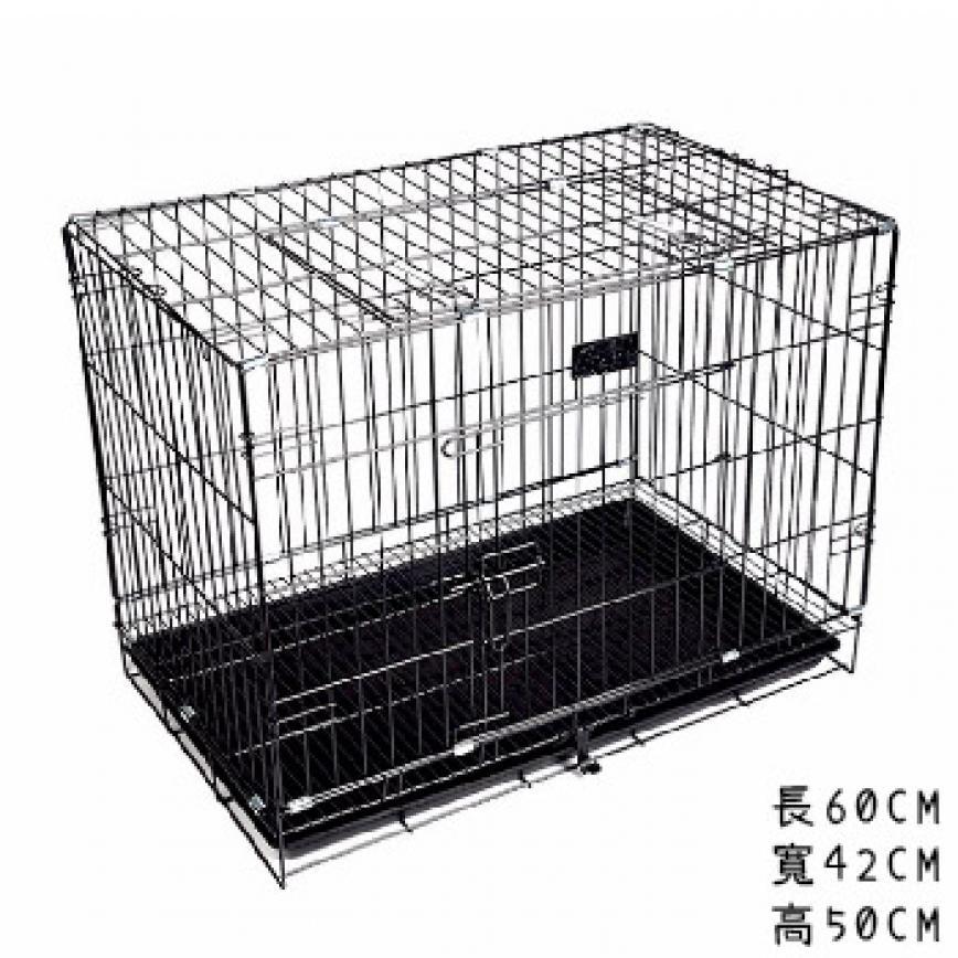 中型寵物籠 貓籠狗籠 顏色隨機 (貓犬用) (L61cm*W42cm*H50cm) 圖 1