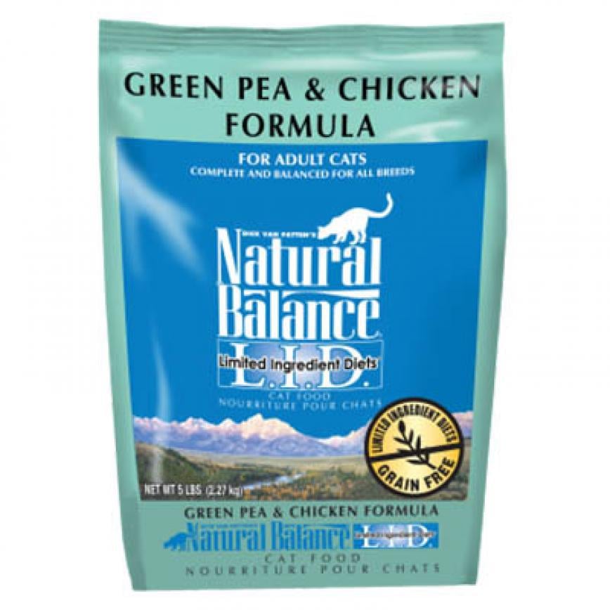 Natural Balance雪山 貓糧 低敏無穀青豌豆雞肉成貓配方 L.I.D Green Pea & Chicken 10lb (淺藍) (NBGC-2C)