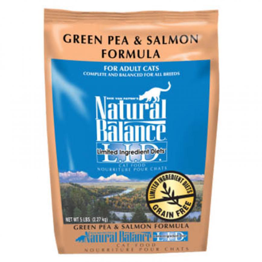 Natural Balance雪山 貓糧 低敏無穀青豌豆三文魚成貓配方 L.I.D Green Pea & Salmon 10lb (粉橙) (NBGS-2C)