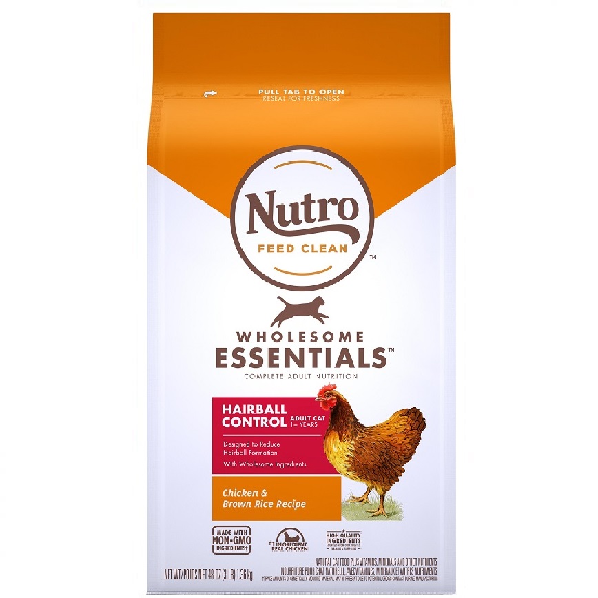 Nutro 成貓糧 特級去毛球配方 雞肉及糙米 3lb (10182889) 圖 1