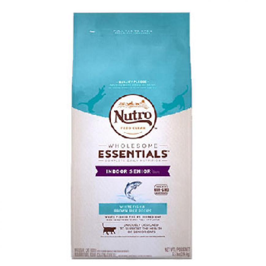 Nutro 室肉高齡貓糧 白魚及糙米 3lb