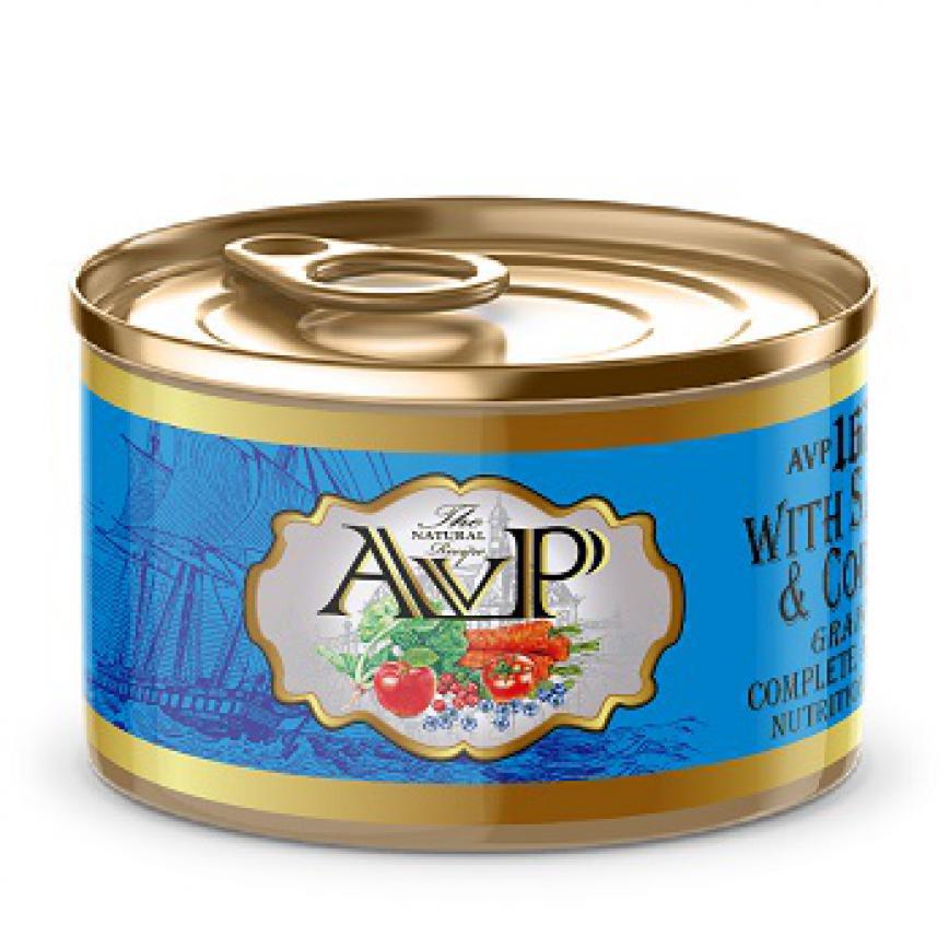 AVP愛威堡 全犬主食罐 無穀物三文魚鱈魚 Salmon & Cold Fish Complete Grain-Free 150g
