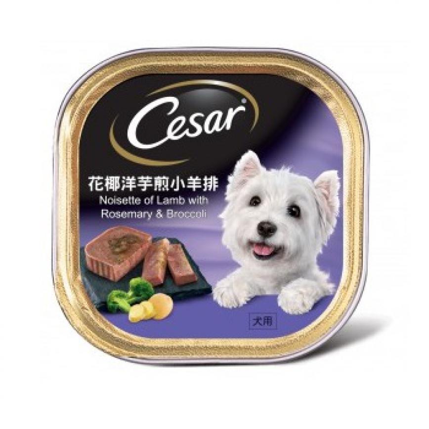 Cesar西莎 狗罐頭 花椰洋芋煎小羊排 100g