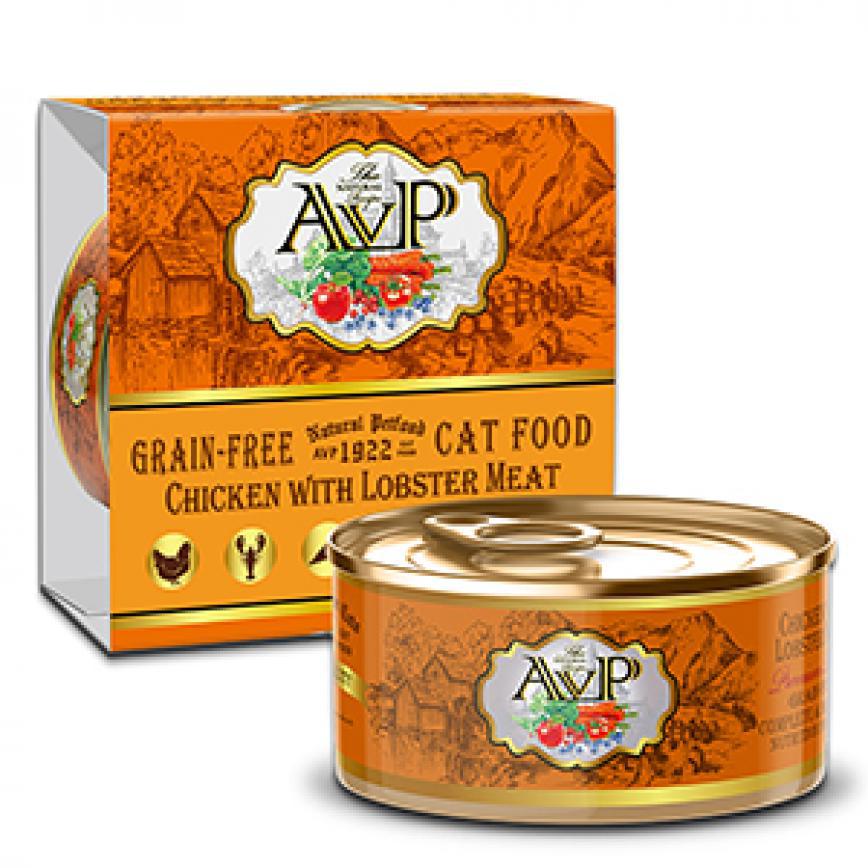 AVP愛威堡 全貓主食罐 雞肉及龍蝦 Chicken With Lobster Meat 85g