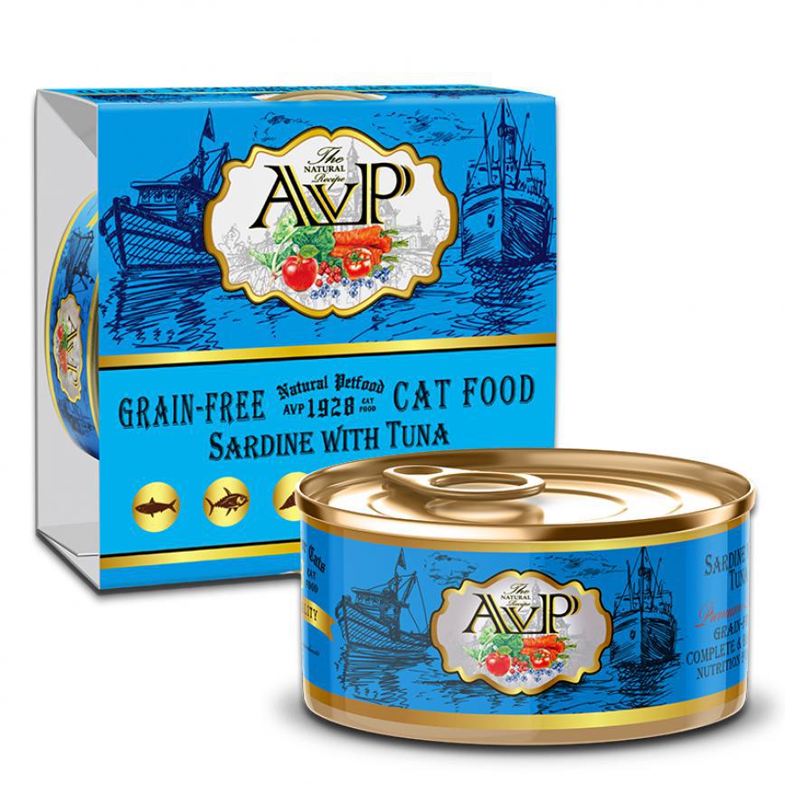 AVP愛威堡 全貓主食罐 沙丁魚及吞拿魚 Sardine with Tuna 85g