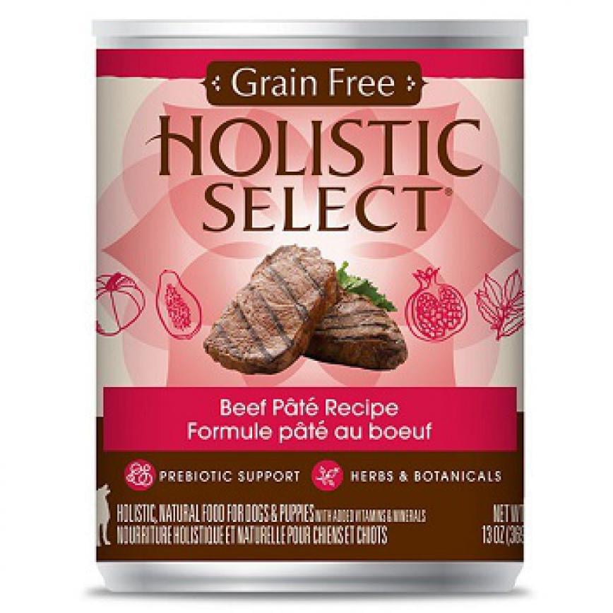 Holistic Select活力滋 狗罐頭 無穀物牛肉配方 Beef Pate Recipe Formule Pate au beeuf 13oz 圖 1