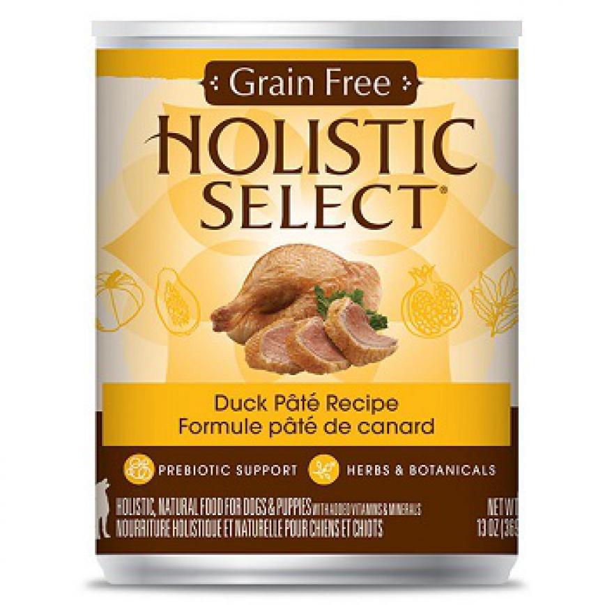Holistic Select活力滋 狗罐頭 無穀物鴨肉配方 Duck Pate Recipe Formule pate de canard 13oz