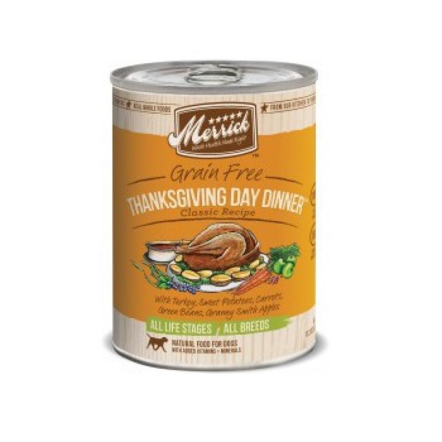 Merrick 無穀物狗罐頭 火雞甜薯配方 Thanksgiving Day Dinner 12.7oz