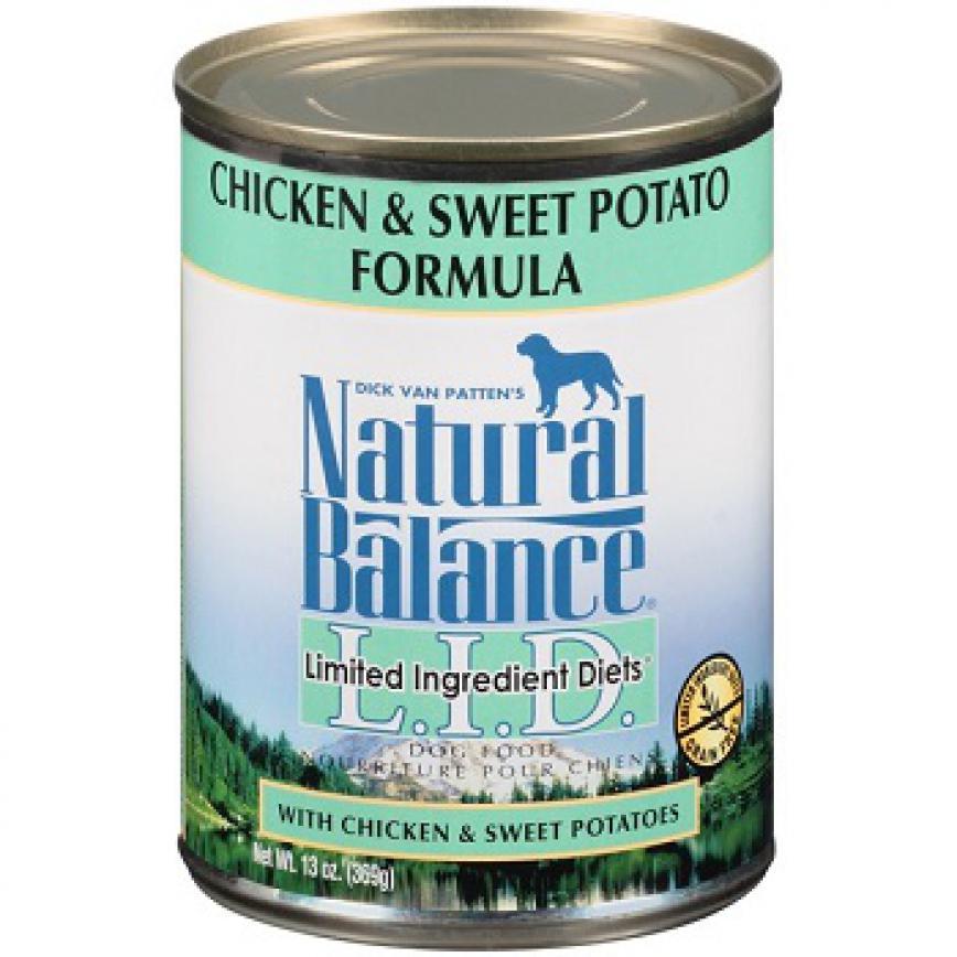 Natural Balance雪山 狗罐頭 甜薯雞肉配方 CHICKEN & SWEET POTATO FORMULA 13oz