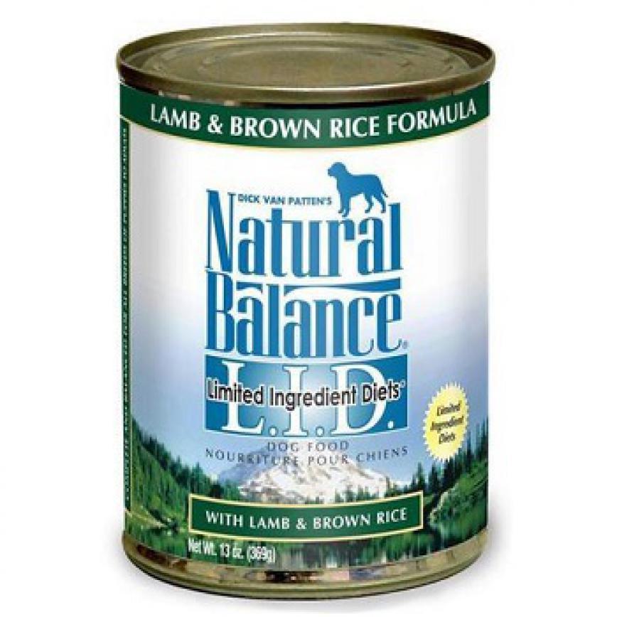 Natural Balance雪山 狗罐頭 羊肉糙米配方 LAMB & BROWN RICE FORMULA 13oz