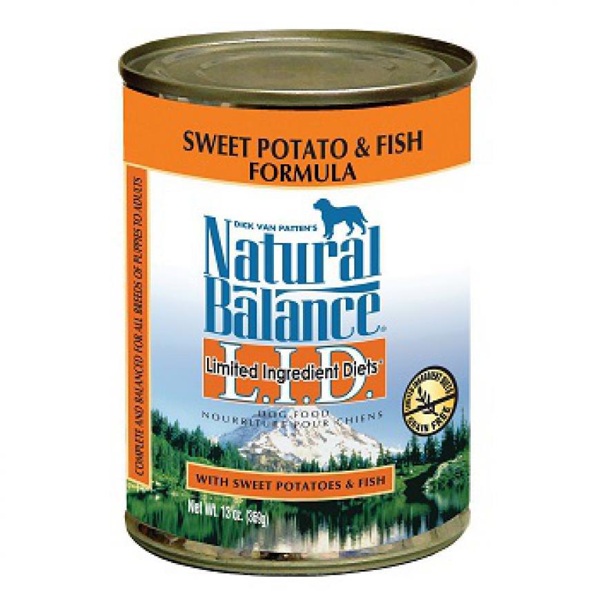 Natural Balance雪山 狗罐頭 甜薯魚配方 FISH & SWEET POTATO FORMULA 13oz