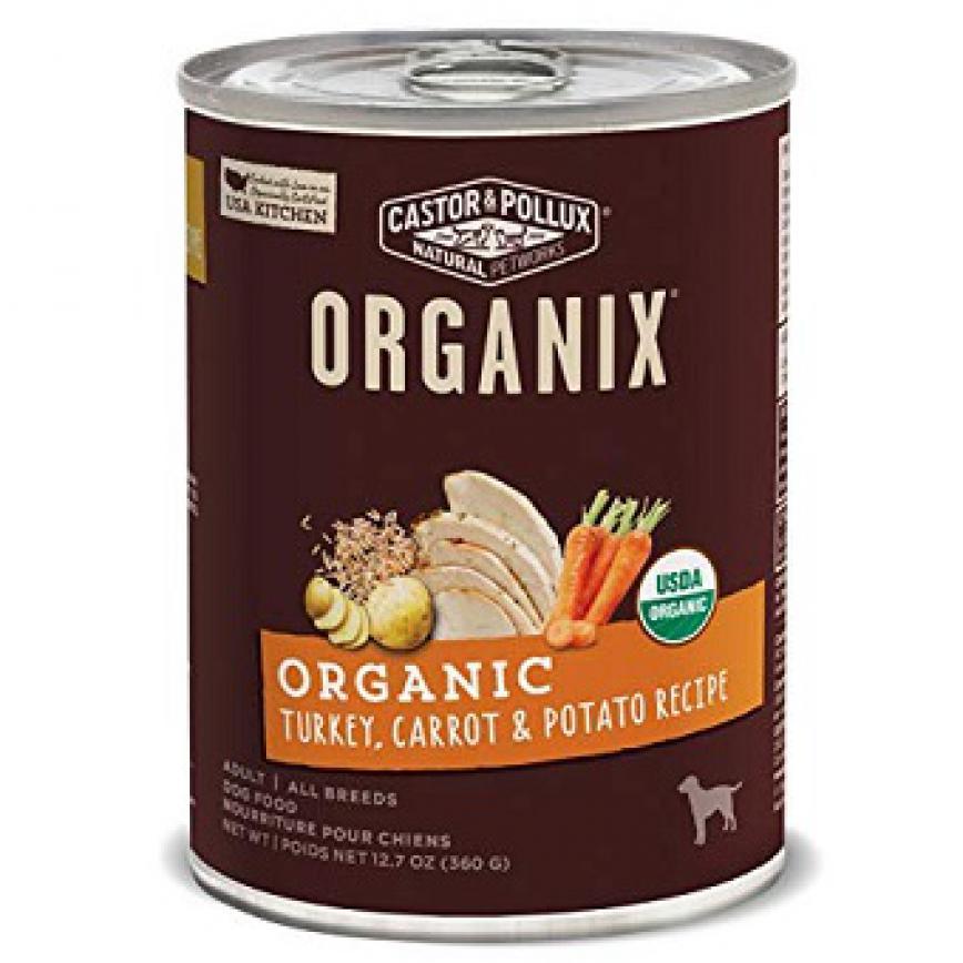 CASTOR & POLLUX ORGANIX 狗罐頭 有機無穀物 火雞及紅蘿蔔及馬鈴薯 ORGANIC TURKEY, CARROT & POTATO RECIPE 12.7oz (36004)