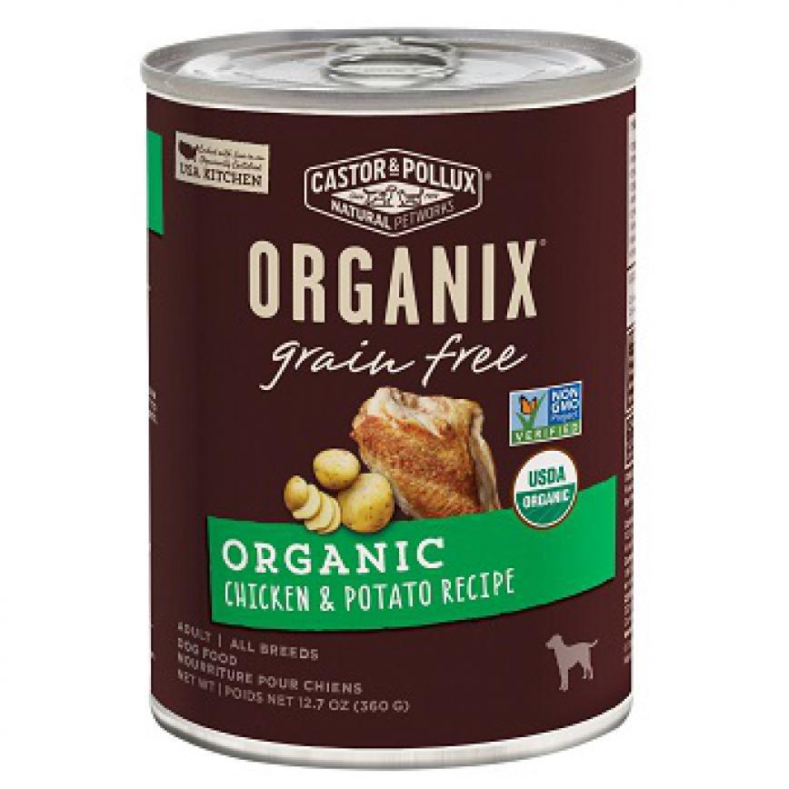 CASTOR & POLLUX ORGANIX 狗罐頭 有機無穀物 雞肉及馬鈴薯 ORGANIC CHICKEN & POTATO RECIPE 12.7oz (36001)
