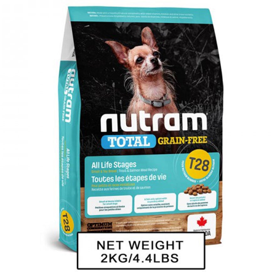 nutram紐頓 狗糧 無薯無穀糧小型犬 三文魚鱒魚 Salmon & Trout T28 5.4kg (NT-T28-5K)