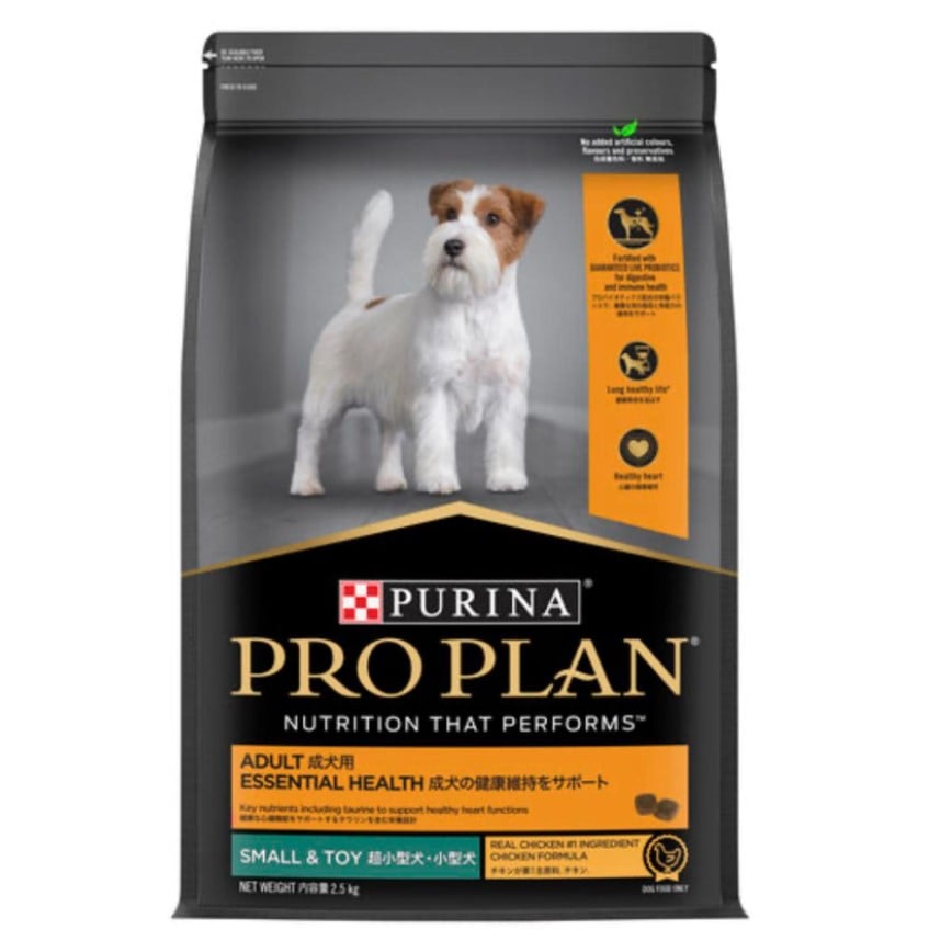 PURINA PROPLAN 冠能 狗糧 小型及迷你成犬配方 雞肉 2.5kg (12519102) (新包裝)