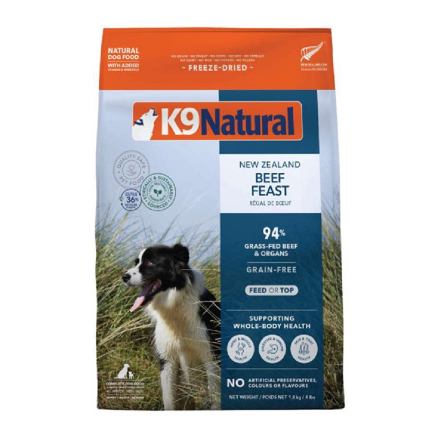 K9 Natural 狗糧 牛肉盛宴 Beef Feast 1.8kg (K9-B18K) 圖 1