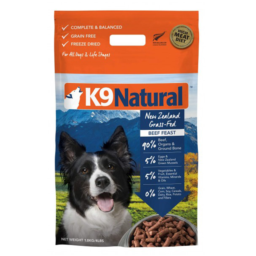 K9 Natural 狗糧 牛肉盛宴 Beef Feast 3.6kg (K9-B36K)