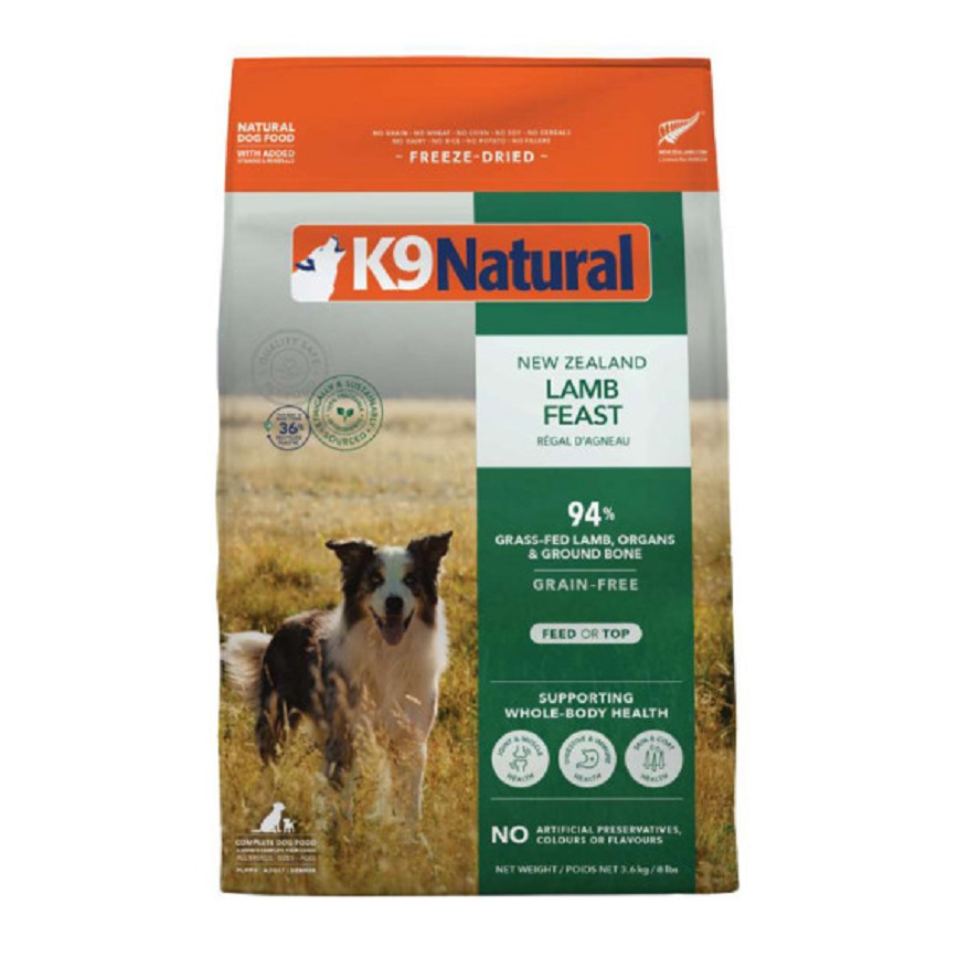 K9 Natural 狗糧 羊肉盛宴 Lamb Feast 3.6kg (K9-L36K)