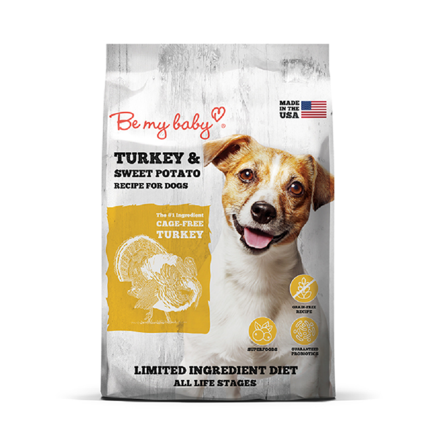Be My Baby 全犬 無穀物火雞甘薯配方 Turkey 5lb (90100556) (新舊包裝隨機發貨) 圖 2