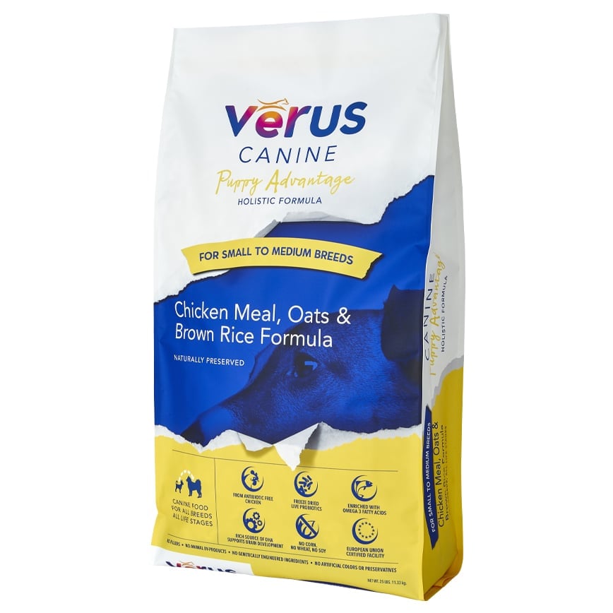 VeRUS維洛斯 幼犬 高纖均衡成長 雞肉羊肉燕麥糙米配方 Puppy Advantage 12lb
