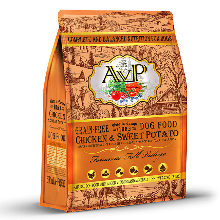 AVP愛威堡 狗糧 無穀物全犬糧 雞肉甜薯配方 25lb (JEOAVP120186325)